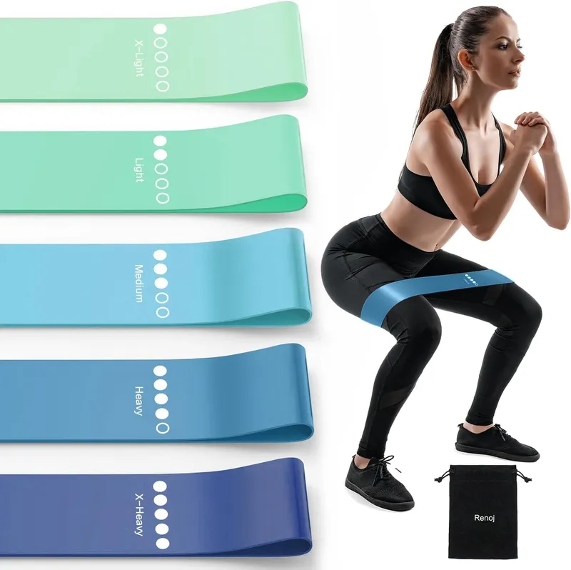 Renoj Resistance Bands for Working Out, Blue